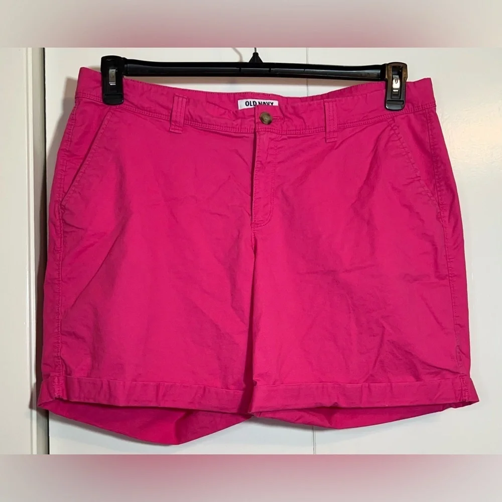 Old Navy Pink Bermuda Shorts Women’s Size 16 - Picture 7 of 8